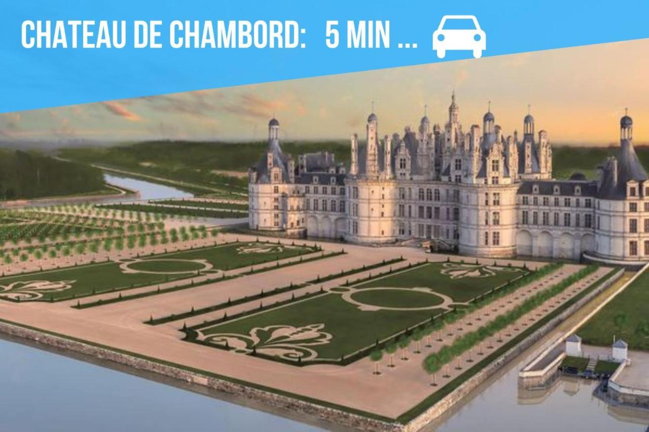 Villa Caporizon-Le Coffre Fort-Le Clos De Chambord à Saint-Claude-de-Diray Extérieur photo